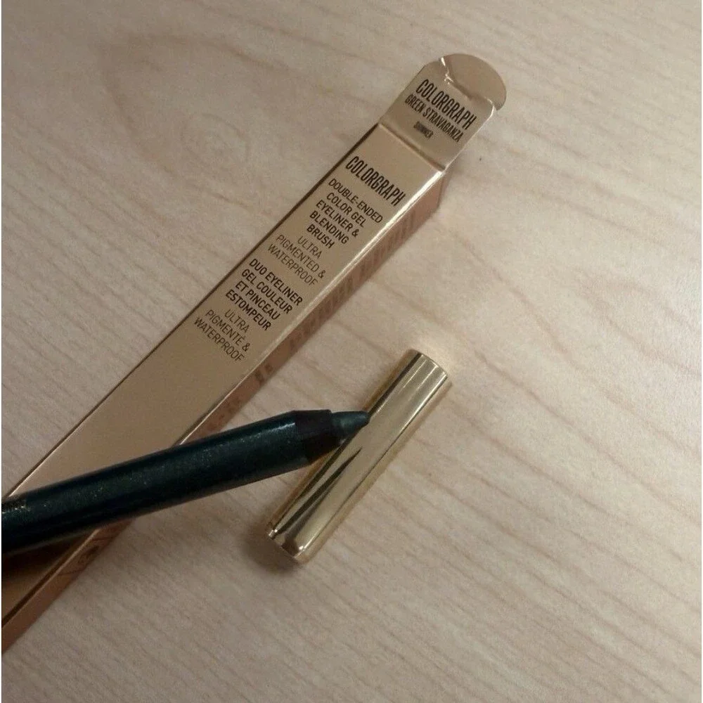 New Valentino Colorgraph Waterproof Gel Eyeliner Pencil GREEN STRAVAGANZA New